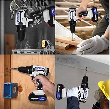 電動ドライバー 21V コードレス充電式ドリルドライバー最大トルク45N.m Amazon | DayPlus 電動ドリルドライバー 21V 充電式 最大45N・m